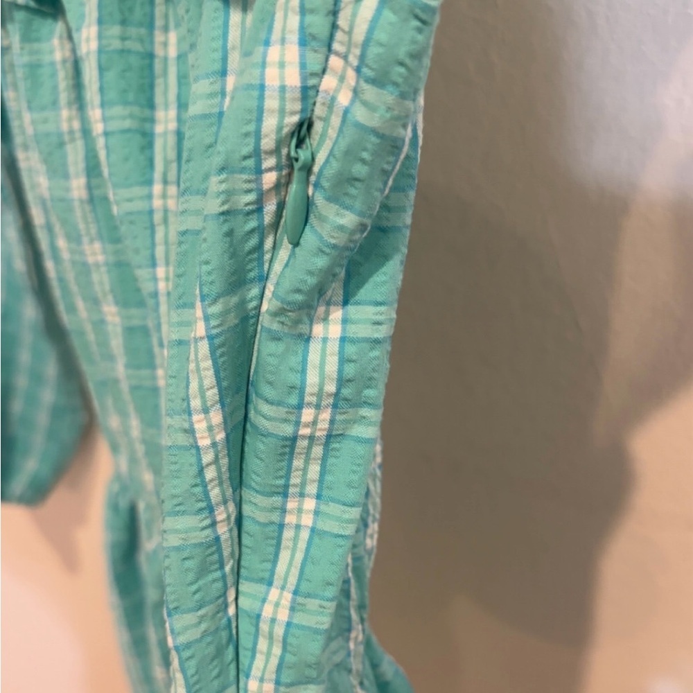 NWT J. Crew Blue and White Plaid Long Sleeve Dress - Picture 5 of 13